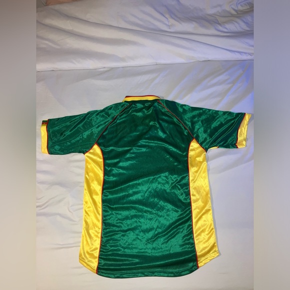 CAMEROON 1998 Home SHIRT FOOTBALL SOCCER JERSEY PUMA MENS SIZE XL VINTAGE - Picture 2 of 7